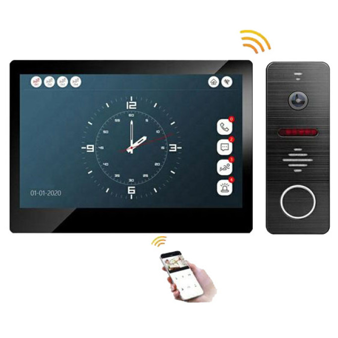 Новинка! Комплект відеодомофон WiFi + Ethernet Tervix Pro Line Smart Video Door Phone System Новинка! Комплект відеодомофон WiFi + Ethernet Tervix Pro Line Smart Video Door Phone System