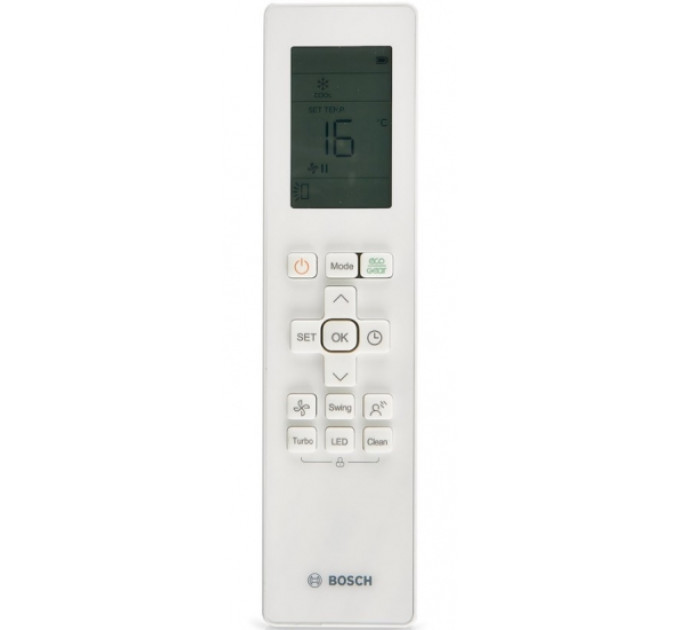 Кондиціонер Bosch Climate 3000i 55м2 інвертор 18000BTU 5.3кВт A++/A+ -15°С Wi-Fi-ready R32 білий