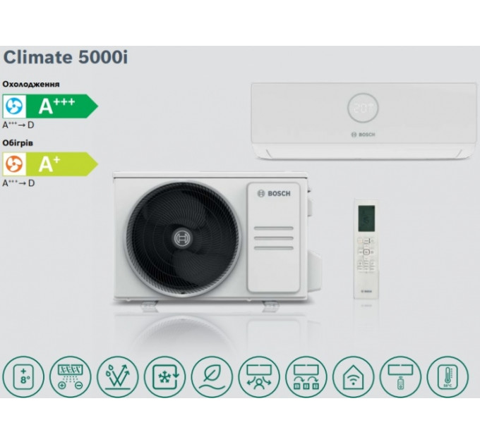 Bosch Кондиціонер CL5000i RAC 3,5, 12000 BTU