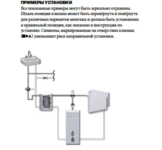 комплект: 3-ход. клапан VRG232 G 2