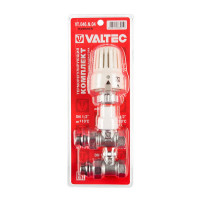 Комплект терморегулюючого обладнання Valtec для радіатора прямий вн-нар 1/2