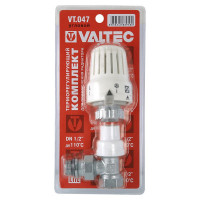 Клапан радіаторний Valtec з термостатичною головкою кутовий вн-нар 1/2
