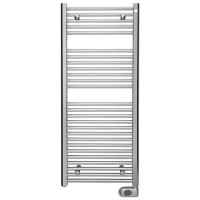 Електрична рушникосушка Zehnder Aura 1226х500 мм хром (PBECZ-120-50-MQ-HID)