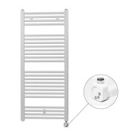 Електрична рушникосушка Zehnder Virando 500х1226 мм біла (AB-120-050-9016-HEC-HID) Електрична рушникосушка Zehnder Virando 500х1226 мм біла (AB-120-050-9016-HEC-HID)