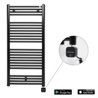 Електрична рушникосушка Zehnder Virando 500х1226 мм чорний матовий (AB-120-050-9017-NEX-SC) Електрична рушникосушка Zehnder Virando 500х1226 мм чорний матовий (AB-120-050-9017-NEX-SC)