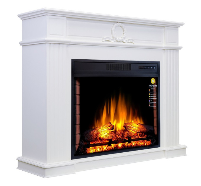 Камінокомплект ArtiFlame NEOCLASSIC AF28S БІЛИЙ ДУБ (зі звуком)