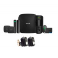 Ajax StarterKit CAM + LeaksProtect (2шт) + WallSwitch + кран з електроприводом Honeywell 220 DUO ДУ15 (HAV15)