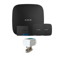 Ajax Hub + LeaksProtect (2од) + WallSwitch + кран з електроприводом Neptun AquaControl 220 1/2 Ajax Hub + LeaksProtect (2од) + WallSwitch + кран з електроприводом Neptun AquaControl 220 1/2