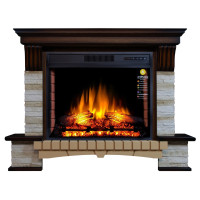 Камінокомплект ArtiFlame STONE MONTEBELLO AF28S ДУБ АНТИК (зі звуком)