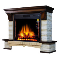 Камінокомплект ArtiFlame STONE MONTEBELLO AF28S ДУБ АНТИК (зі звуком)