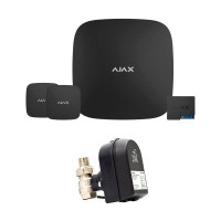 Ajax Hub + LeaksProtect (2од) + WallSwitch + Кран з електроприводом Honeywell 220 One ДУ20 (HAV20)