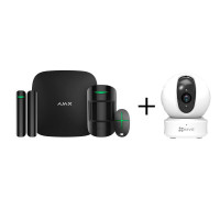 Ajax StarterKit - комплект бездротової GSM-сигналізації +  IP-камера EZVIZ EZ360 1МП поворотна камера