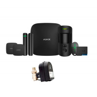 Ajax StarterKit CAM + LeaksProtect (2шт) + WallSwitch + кран з електроприводом Honeywell 220 One ДУ25 (HAV25)