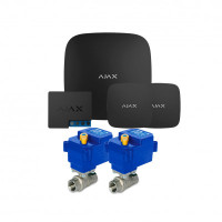 Ajax Hub + LeaksProtect (2од) + WallSwitch + 2 крани з електроприводом Neptun Bugatti pro 220в 3/4