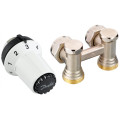 Комплект термостатичний Danfoss RAS-CK + RLV-KS, H-подібний, нижнє підкл, M30x1.5,  1/2