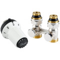 Комплект термостатичний Danfoss RAS-CK + RLV-KS, H-подібний, нижнє підкл, M30x1.5,   1/2