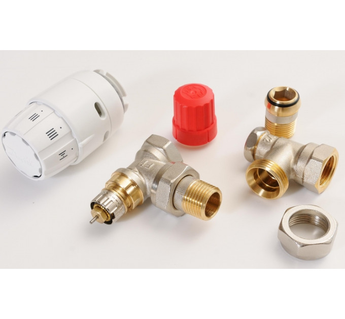 Комплект термостатичний Danfoss RAS-C2 + RA-N + RLV-S, H-подібний, нижнє підкл, RA, 1/2