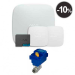 Ajax Hub + LeaksProtect (2од) + WallSwitch +  кран з електроприводом NeptunBugatti pro 220в 1/2