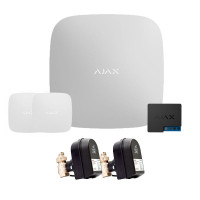 Ajax Hub + LeaksProtect (2од) + WallSwitch + кран з електроприводом Honeywell 220 DUO Ду25