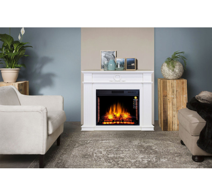 Камінокомплект ArtiFlame NEOCLASSIC AF28S БІЛИЙ Б'ЯНКО (зі звуком)