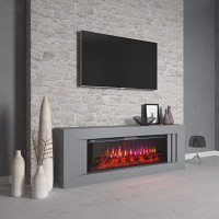 Камінокомплект ArtiFlame LINE AF50 СІРИЙ ГРАФІТ (зі звуком)