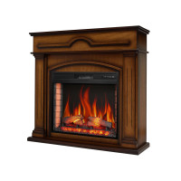 Камінокомплект ArtiFlame Inverno AF28S з обігрівом і звуком горіння вогню дуб антик