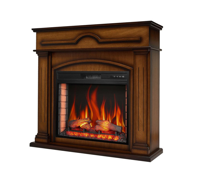 Камінокомплект ArtiFlame Inverno AF28S з обігрівом і звуком горіння вогню дуб антик