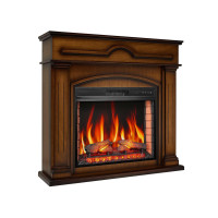 Камінокомплект ArtiFlame Inverno AF28S з обігрівом і звуком горіння вогню дуб антик