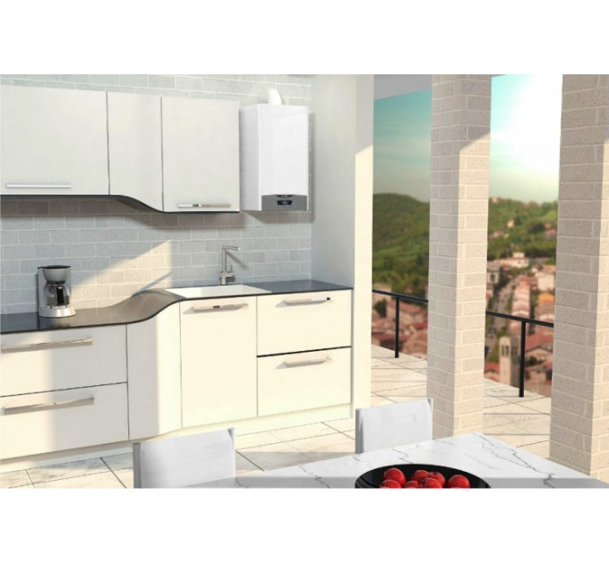 Котел газовий Ariston Clas X System 28 FF NG, одноконтурний, турбований, 28 кВт