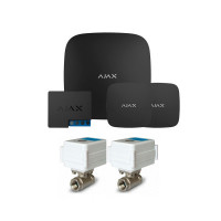 Ajax Hub + LeaksProtect (2од) + WallSwitch + 2 крани з електроприводом Neptun AquaControl 220 3/4