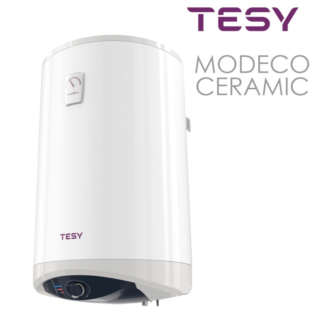 Бойлер Tesy Modeco Ceramic GCV9S 100 47 24D C21 TS2RCP 100 л з теплообмінником, виходи справа