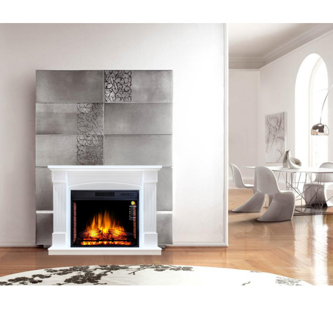 Камінокомплект ArtiFlame BOSTON AF28S БІЛИЙ Б'ЯНКО (зі звуком)