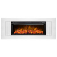 Камінокомплект ArtiFlame Line AF42 з обігрівом і звуком горіння вогню білий Камінокомплект ArtiFlame Line AF42 з обігрівом і звуком горіння вогню білий
