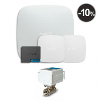 Ajax Hub + LeaksProtect (2од) + WallSwitch + кран з електроприводом Neptun AquaControl 220 1