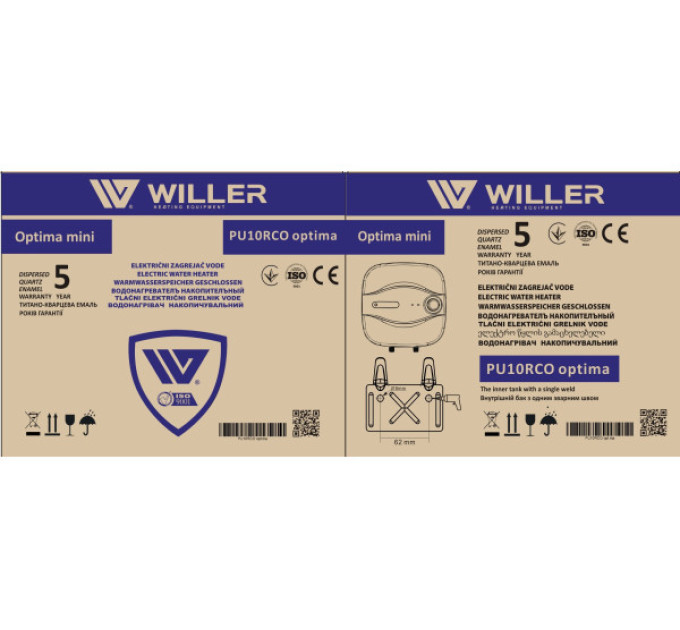 WILLER PU10R Optima Mini водонагрівач під мийкою