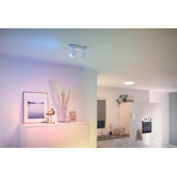 WiZ Розумний накладний точковий світильник IMAGEO Spots 2x5W 2200-6500K RGB Wi-Fi білий